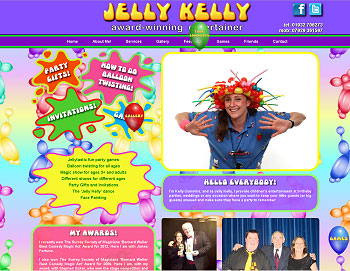 Jelly Kelly Website Screenshot